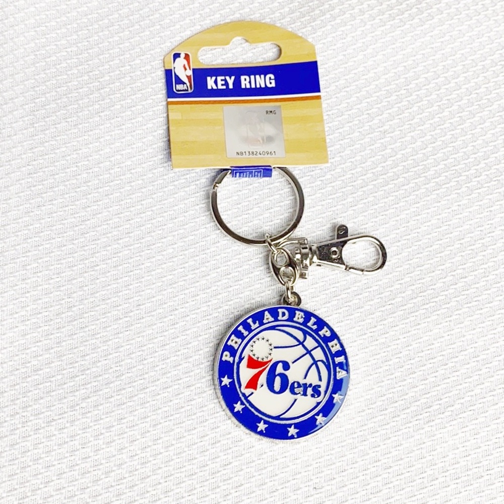 Philadelphia 76’ers Logo Keychain Sports NBA BASKETBALL